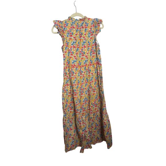 J. Crew x Liberty Fabric Tiered Midi Dress Sz. XS - Picture 4 of 5